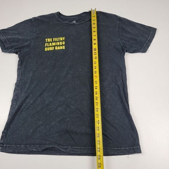 Duvin Design Filthy Flamingo‎ Surf Gang Graphic Tshirt Mens Size Large - Picture 4 of 9